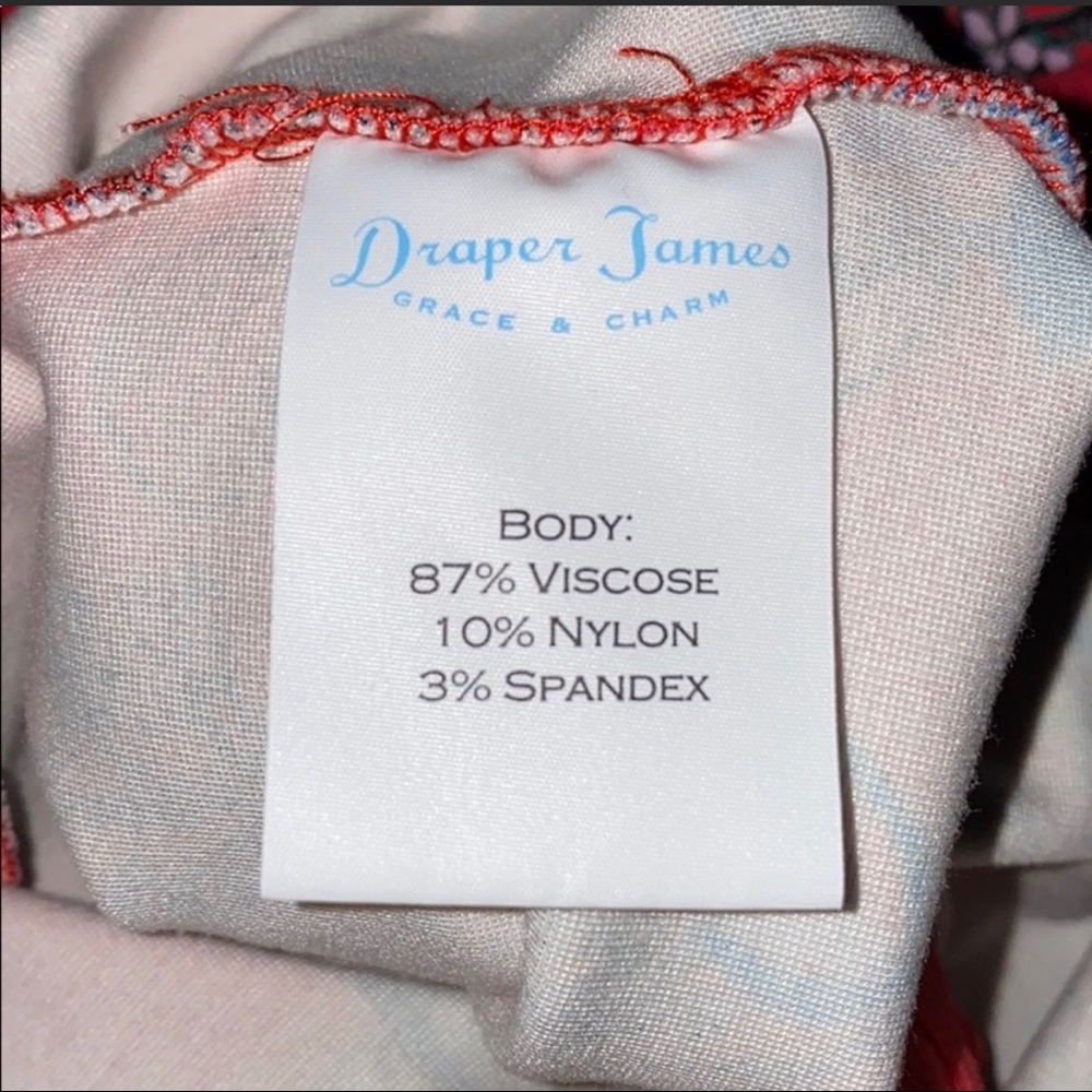 Draper James Dunaway Vines ruffle knit dress - Picture 4 of 5